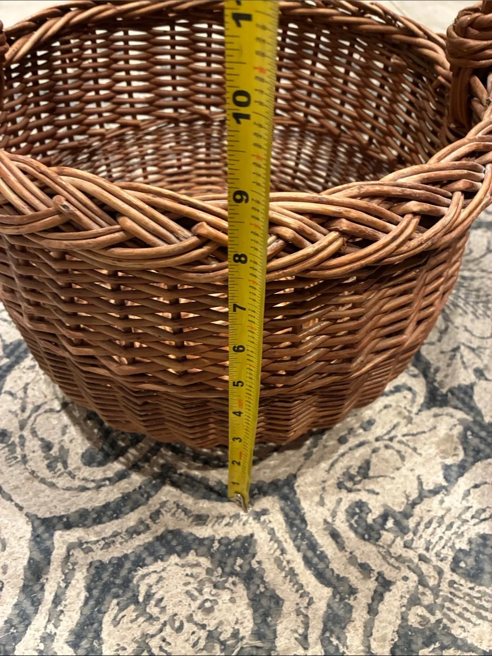 Wicker Basket with Handle